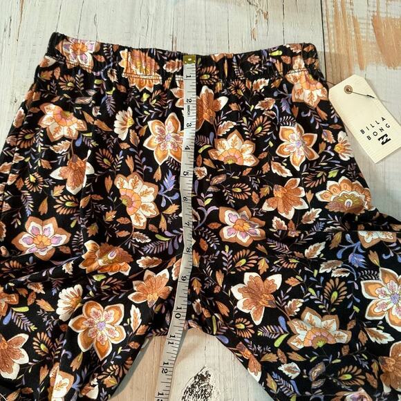 Billabong Sundown High Waisted Flared Pants Black Pebble Size Small Stretch - Picture 9 of 12